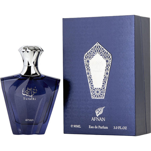 Afnan Turathi Blue Eau de Parfum Spray for Men 3.0 oz